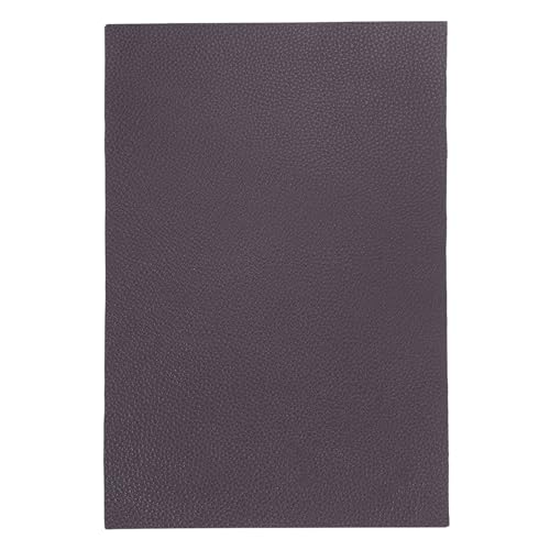 MECCANIXITY Top Grain Leather Sheet 11.8 x 7.9 Inch Natural Cow Leather 0.6mm Fabric Pieces for DIY Craft Furniture Office Belts Notebook Covers, Dark Purple - color: Dark Purple, size: 0.6mm