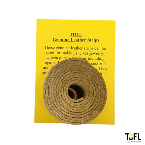 2" Genuine Leather Strap, Top Grain Cowhide Leather Strip – Brown | 72" L x 2" W x 1/16" Thick | Smooth Grain & Suede Back | Flexible Crafts Trim Journal Closures | Cut Stitch Lace - color: Brown, size: 2" Wide x 1/16" Thick