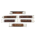 Hahiyo Flex Frame Kiss Clasp 85mm Length Metal Internal Hinge Clip Hook Keep Straight Sturdy Secure Smooth Open Close for DIY Cloth Bag Coin Purse Handbag Eyeglass Headphone 20pcs Silver - color: Silver, size: 85mm-Silver-20Pieces