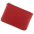 simarro Red Coin Purse, Leather Zipper Change Purse | Portable Coin Wallet Mini Change Holder for Women Coin Pocket for Women Credit Card Folded Bills ID Key Headset Lipstick - color: Red