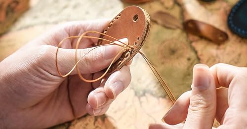 Genuine Leather AirTag Holder Compatible with Apple AirTag 2nd Gen & 1st Gen, Handmade Leather Air tag Keychain with Key Rings, Hidden Air tags Case Accessories - Purple - color: Purple