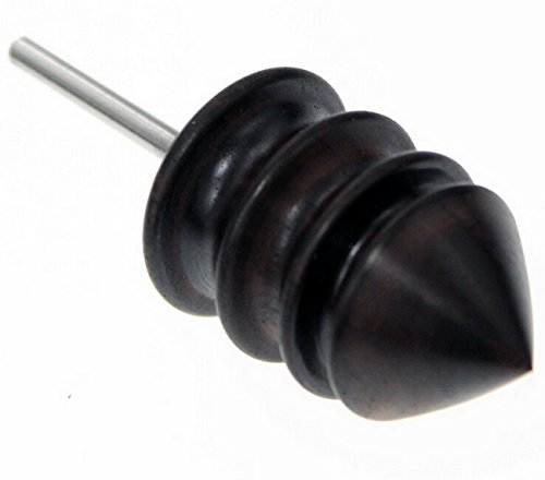 Pointed Tip Leather Burnishing Tool,Leather Edge Burnisher Leather Slicker Tool Set Burnishing Wheel of Leathercraft Supplies by INNETOC
