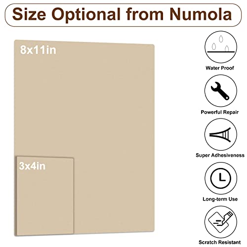 Numola Leather Repair Patch, 8×11 Inch Self-Adhesive Antique White | Vinyl Repair Tape; Fixes Scratches, Holes, And Tears; Ideal For Couch, Car Seat, Sofa, Chair, Diy Upholstery; First-Aid - color: Antique White, size: 8×11inch