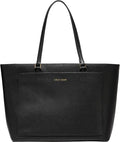 Cole Haan Women's Elyse Leather Tote Bag - color: Black, size: Medium