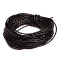 WUTA Cowhide Round Leather String Cords: Genuine Leather String for Jewelry Making Bracelet Necklace Beading Making Lanyards DIY Crafts(Brown, 1.5mm x 11 Yards) - size: 1.5mm x 11 yards, style: Brown