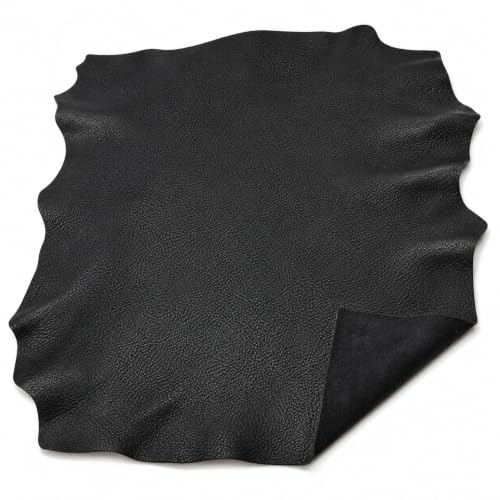 REED Cow Leather, Black 12 X 24 Inches 2 Square Foot | Arts and Crafts - color: Black, size: 2 Square Foot