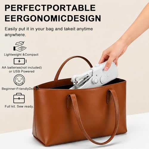 Handheld Sewing Machine for Adults Mini Portable Sewing Machine Beginners