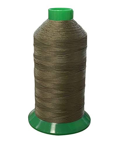 Serabond Bonded Polyester Thread 92 UV Resistant Heavy Duty Sewing Thread 8 oz Spool - Can Be Used On Home Sewing Machines (Beaver) - color: Beaver