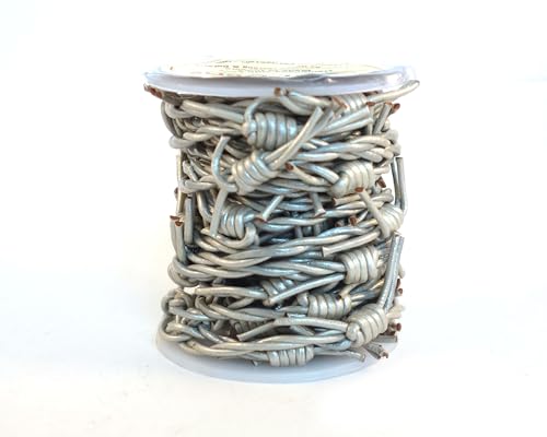 Barbwire Leather Cords 1.5mm Faux Barbwire Cords Leather Twisted 5 Meters = 5.46 Yards Genuine Round Leather Cord Necklace Bracelets (Metallic Steel Grey) - color: Metallic Steel Grey