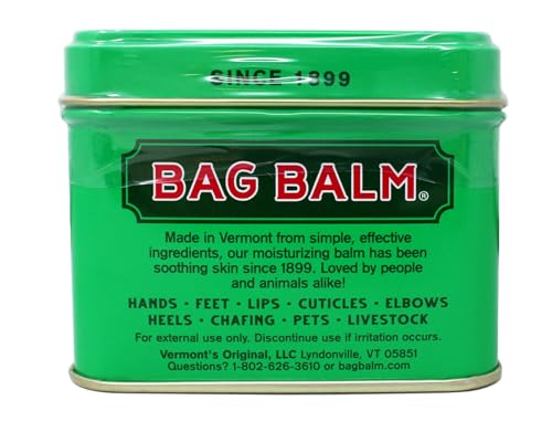 Bag Balm Vermonts Original Moisturizing And Softening Ointment, 8 Ounce (2 Pack) - size: 8 Fl Oz (Pack of 2)