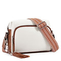 CLUCI Crossbody Bags for Women Crossbody Purses for Women Cross Body Bag Crossbody Purse with Adjustable Wide Strap | Womens Cross Body Bag Purse, Adjustable Wide Strap, Gifts for Women - color: 2-7off-white With Brown