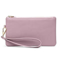 GOIACII Wallets for Women RFID Blocking Ultra Slim Real Leather Credit Card Holder Clutch - color: 1-2020-pink-1