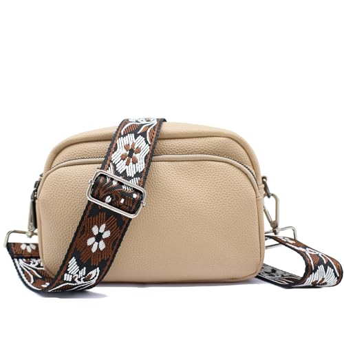 1.5" Wide Purse Strap Silver Hardware Adjustable Replacement Long Crossbody Bag Strap for Thick Shoulder Bags Canvas Handbags Straps - color: Silver Hardware-Gary