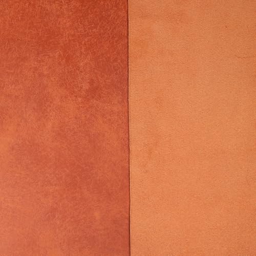 Eren's Leather Goods Pueblo Leather Sheets for Crafts, Full Grain Cowhide Tooling Leather Pieces (Cognac, 12"x12") - color: Cognac, size: 12"x12"