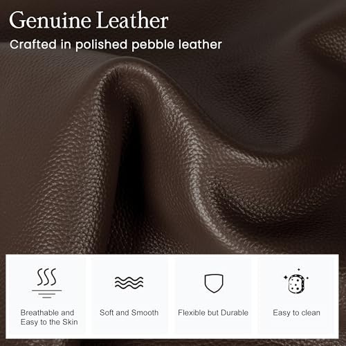 befen Genuine Leather Sling Bag for Women Anti-Theft Crossbody Chest Bags Fanny Packs for Travel with RFID Card Slots | Real Leather, Anti Theft, RFID Blocking, 3 Card Slots, Anti Pocket Bag, Multi Pockets, Travel Purse - color: Coffee
