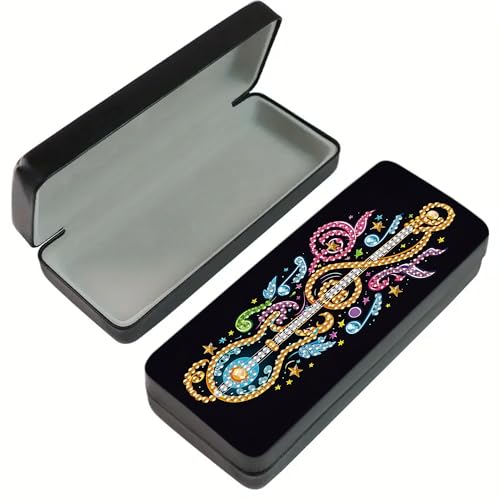 DIZAKIM 1pcs 5d Diamond Art Kits for Adults Small Diamond Painting Kit Gem Art Paint by Diamonds Dots Eyeglasses Case DIY for Beginner Women (#8) - color: #8