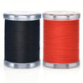 Selric 300Yards Extra Strong Bonded Nylon Thread - Black and Red - color: Black+Red