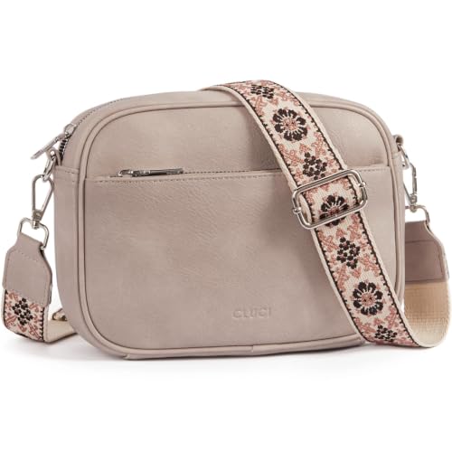 CLUCI Crossbody Bags for Women Crossbody Purses for Women Cross Body Bag Crossbody Purse with Adjustable Wide Strap | Womens Cross Body Bag Purse, Adjustable Wide Strap, Gifts for Women - color: 1-3grey