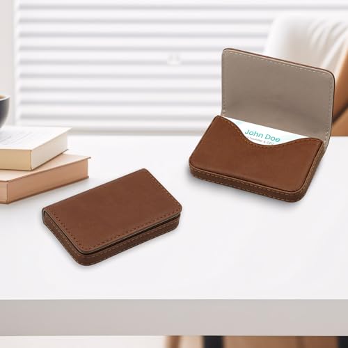 RFID Blocking Wallet - Minimalist Leather Business Credit Card Holder (A52-20) - color: A52-20
