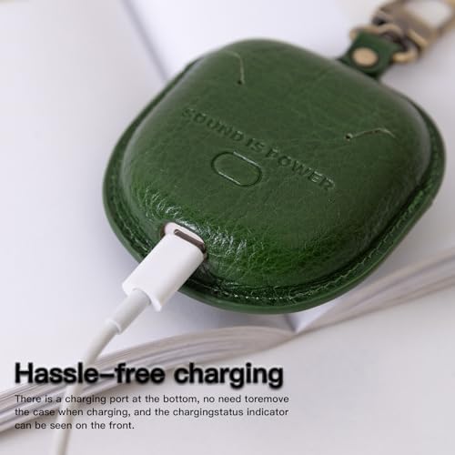 Earbuds Case for Bose QuietComfort Ultra 1st/2nd & Earbuds II - color: Green