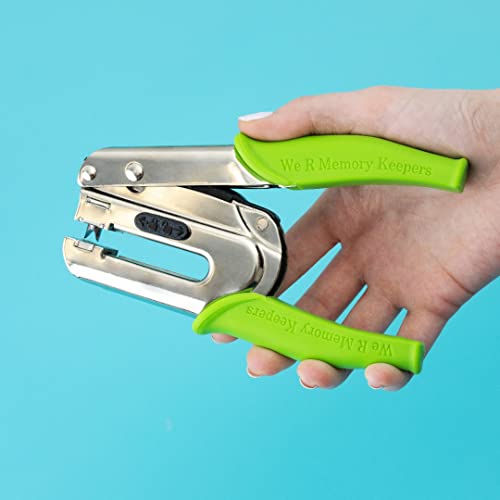 We R Memory Keepers Crop-A-Dile Power Punch for 0.25" Holes - Scrapbooking Tool, Compatible for Most Tin, Metal, Craft Paper, Leather, Fabric - style: 1/4-inch