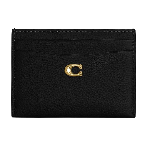 Coach Essential Card Case - color: Brass/Black