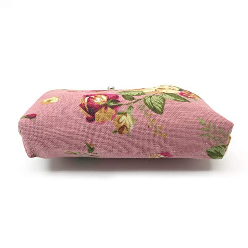 Cute Floral Buckle Coin Purses Vintage Pouch Kiss-lock Change Purse Wallets… - color: 14