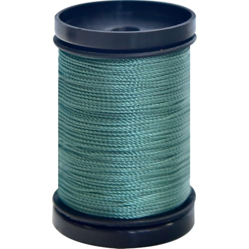 30 Yards Heavy Duty Extra Strong Upholstery Nylon Sewing Thread for Machine, Home, Hand, Craft, and Denim Leather，Color：Dark Jade Green - color: Dark Jade Green