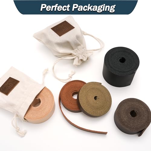 JinRuiKJ Leather Blank Belt Full Grain Leather Strap - 1/2 Inch Wide 72 Inches Long Vegetable Tanned Leather Strips - Ideal for DIY Leather Belts, Tooling, Crafting & Stamping - color: Vegetable Tanned, size: 0.5''x72'' (1.3x182cm)