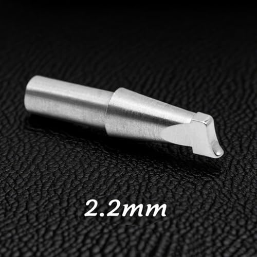 Back Beveler Stamps Saddle Leather Stamping Tools Fit in 5.5mm Swivel Knife Attachment for Leathercraft Working Tool,3Pcs
