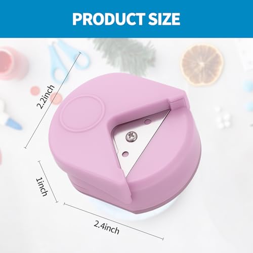 4Pcs Corner Rounder Punch – 4mm Mini Corner Rounder Paper Punch，Suitable for Scrapbooking,Photo Card Making, Paper Cutting DIY Crafts. - size: 4pcs