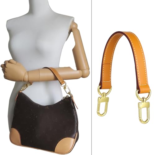 Genuine leather purse Handle compatible with Neonoe for Metis Noe BB NM Beaubourg Hobo - color: Honey Brown-purse Handles