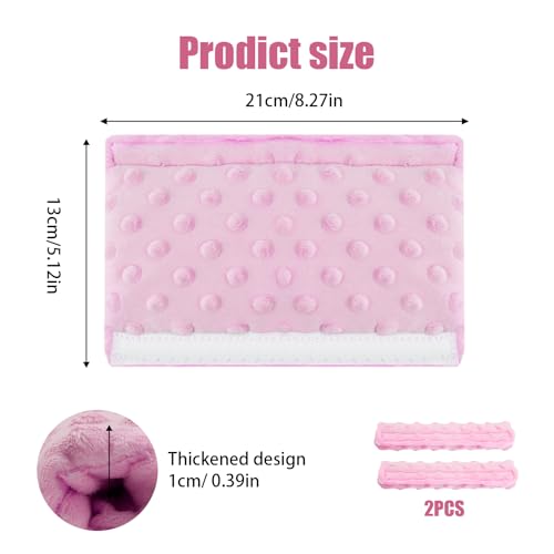 1 PCS Cushioned Arm Sling Padding for Neck,Slim Sling Pad Neck Shoulder Strap Cushion for Wrist Hand Injury Support Strap Padded Women Men (Pink) - color: Pink