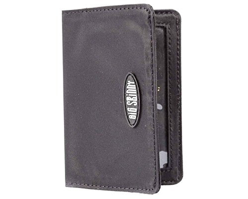 Big Skinny Card Case Slim Wallet, Holds Up to 16 Cards - color: Black