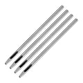 1.8MM Leather Hole Punch Tool [4PCS] - Metal Round Belt Hole Puncher Use for Leather Working & Belts & Watch Band & Paper & Plastic - [Silver Tone] Round Hollow Tools - size: 1.8mm