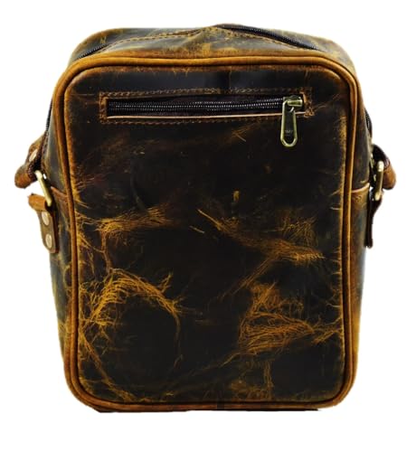 URBAN DEZIRE Handmade Vintage Genuine Buff Sling Cross-body Messenger shoulder Bag for Men and Women