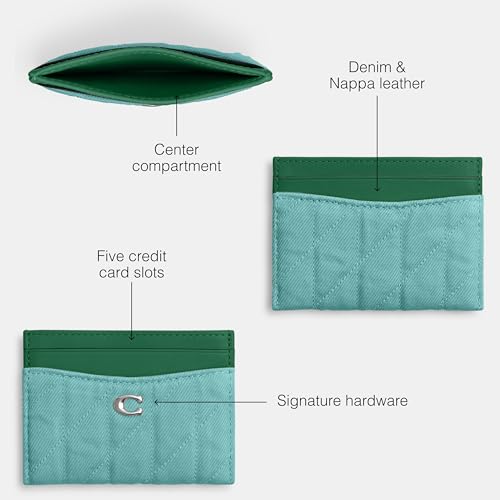 Coach Essential Card Case - color: Green