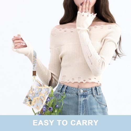 Credit Card Holder, Small RFID Wallet Slim Leather Card Organizer Case - color: B-Grey Marble, size: Wrist Strap