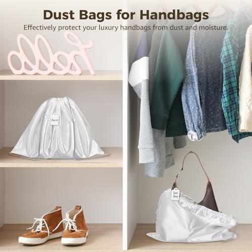20 Pcs Dust Bags for Handbags and Purses, 19.7 x 15.7"