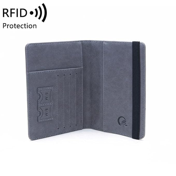 Stealodeal PU Leather Card Holder – Multi-Compartment Organizer for Debit/Credit/ATM Cards (Unisex Design) (Light Grey) - color: Light Grey
