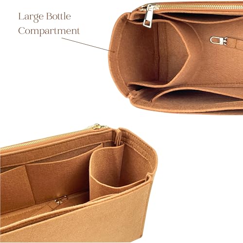 Organizer for Cabas Mezzo, Felt Bag Insert, 31 Colors (LightPurple) - color: LightPurple