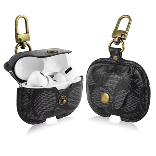 for AirPods 4 Case, Leather Full Body Shockproof Protective Cover(C) - color: C