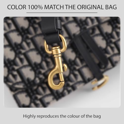 Purse Straps Replacement Crossbody Compatible with Dior Handbags | Premium Microfiber Leather Shoulder Strap, 3 Lengths Adjustable: 25.6" Underarm, 35.2" Shoulder, 44.5" Crossbody, Navy-blue - color: Navy-blue