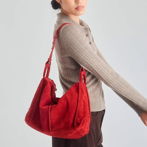 The Sak Los Feliz Hobo Purse - Premium Large Leather Women's Handbag for Everyday & Travel - Durable Purse With Zipper Pocket | Slouchy Relaxed Silhouette, Roomy Interior, Lightweight All-Day Carry, Fits Phone, Wallet & Tablet, Everyday & Travel Ready - c