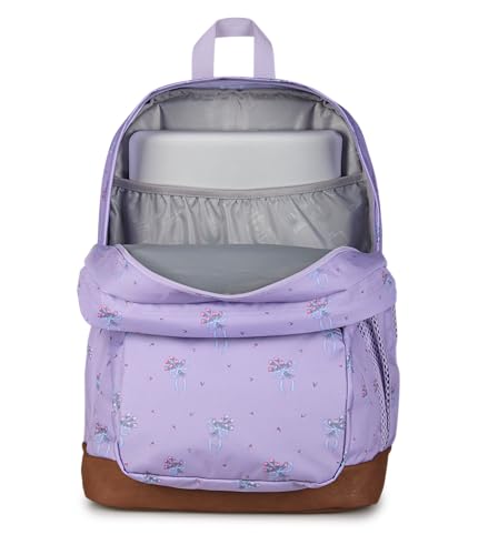 JanSport 34L Cool Backpack – 15-inch Laptop Sleeve, Pastel Petals Lilac - color: Pastel Petals Lilac
