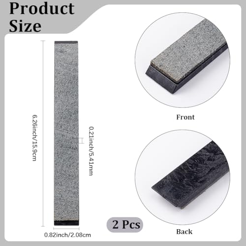 Cowhide Leather Sharp Edges Strop Genuine Leather Strop Sharpening Stone Rectangular Stropping Honing Strop Sharpener Polishing Woodcarving Tools for Knife Sharpening Polish - color: Black