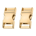 HARFINGTON Metal Quick Side Release Buckles Zinc Adjustable Quick Release Buckle Replacement Snaps Clips Clasps - color: Light Gold, size: 1-1/4"(31.6mm)