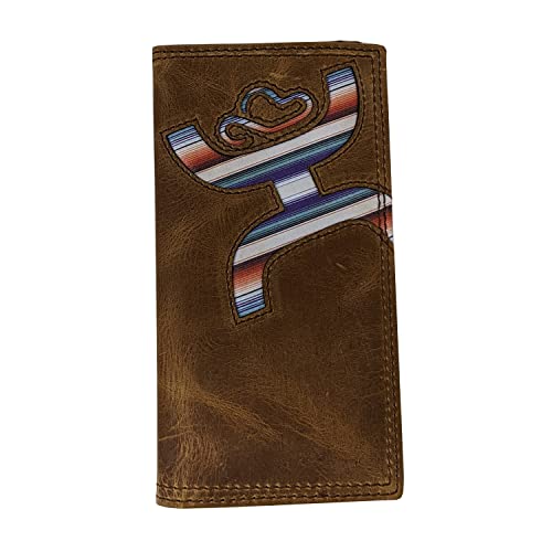 HOOEY Leather Men's Western Rodeo Wallet (Hands-Up - Sunset Serape) - color: Hands-Up - Sunset Serape