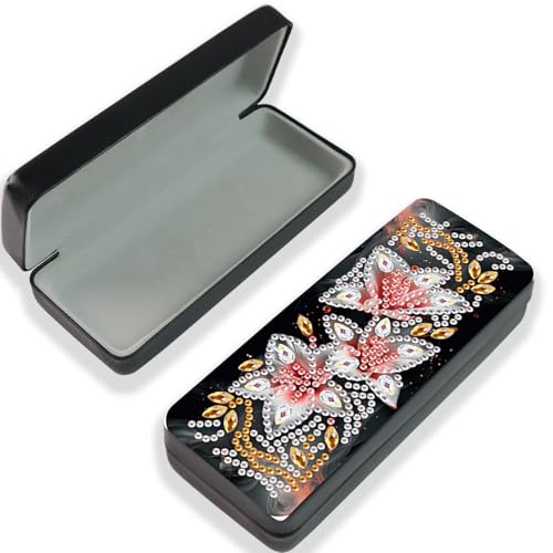 Diamond Painting Glasses Case - color: Flower 1