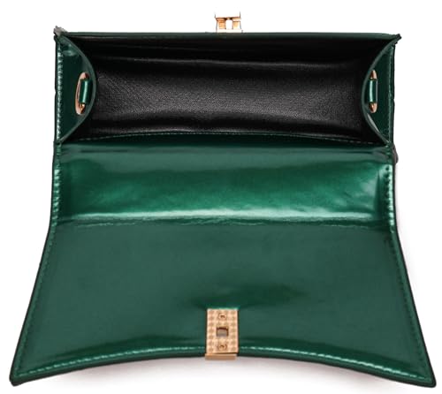 JHVYF Women Small Crossbody Bags Shoulder Bag Classic Satchel Handbags Ladies Cute Purses Satchels bag mini purse for women - color: Deep Green